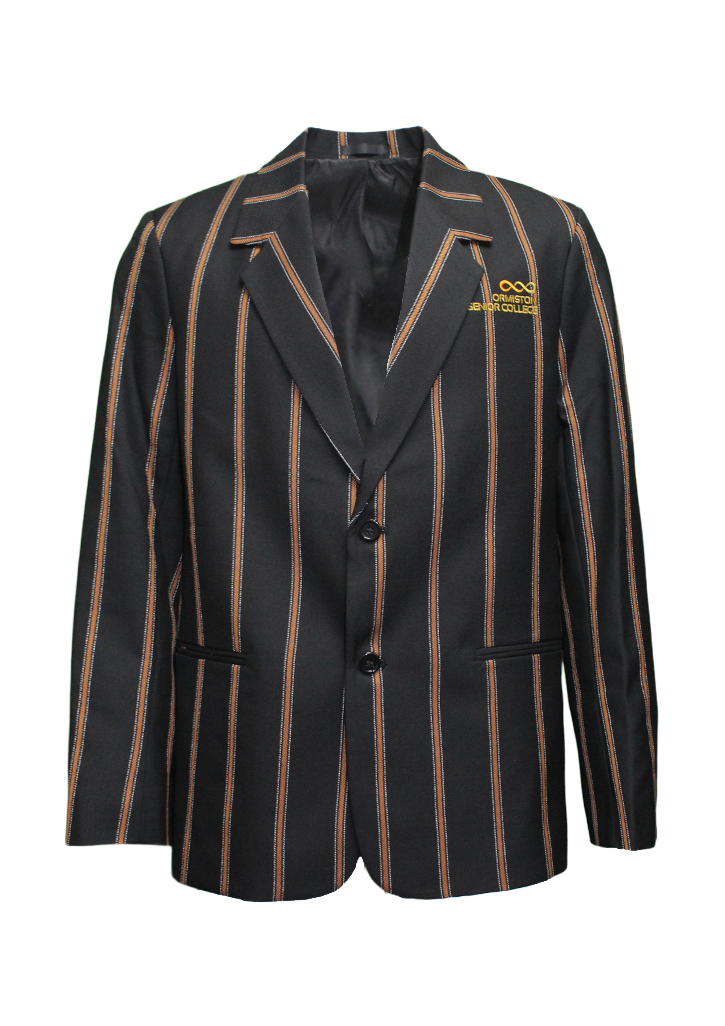 Ormiston Senior College Blazer Black/Orange/White