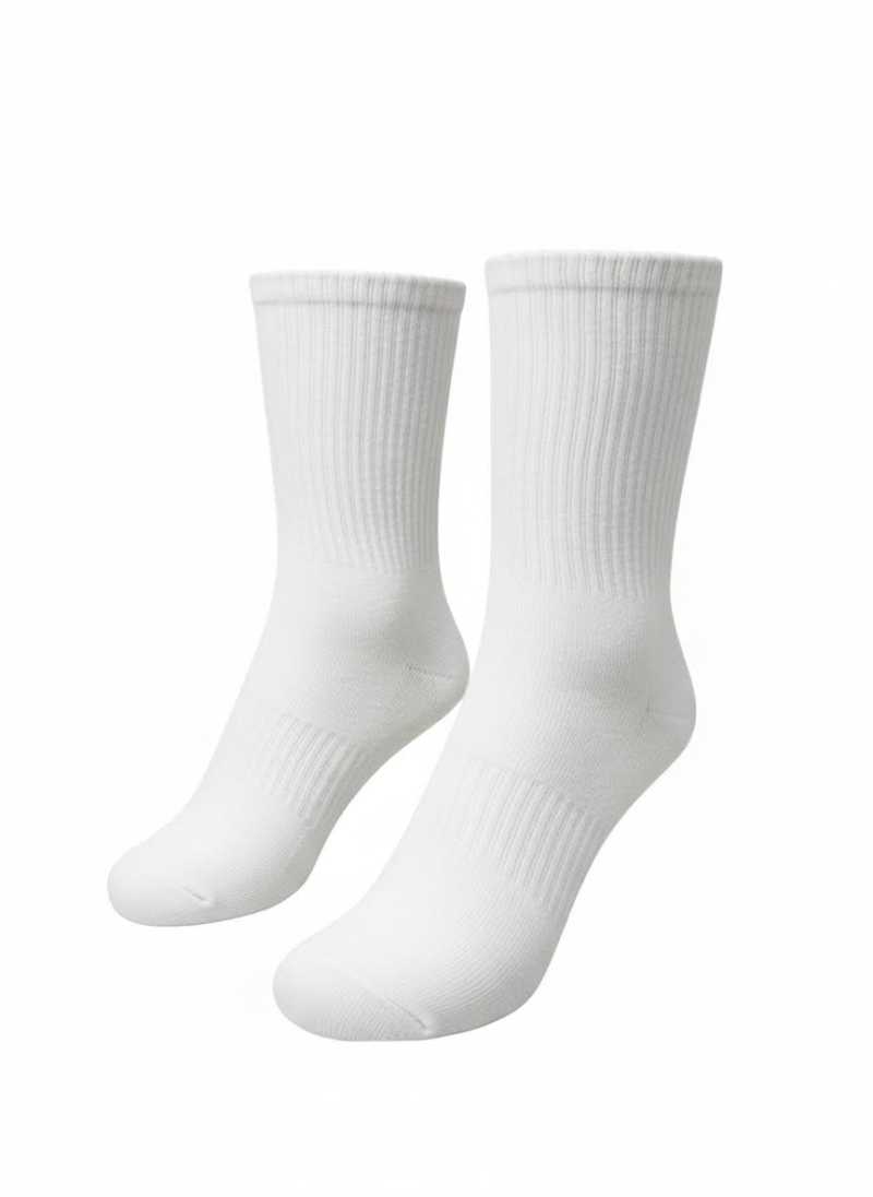 Bunnell Crew Socks [2 Pack] White